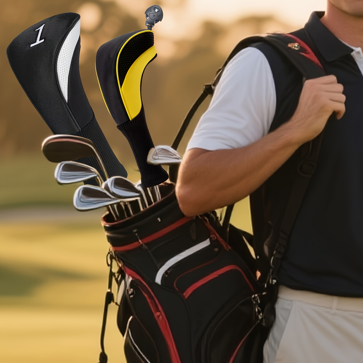 5 шт. чехлов для головок клюше – обзор и цена Golf Equipment Cabinet